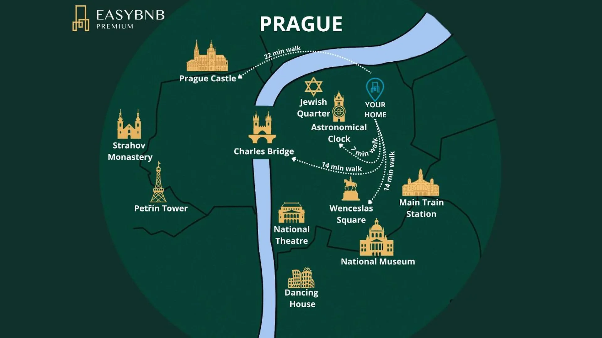 Dot 3 Bdr Apartment With Tyn Cathedral View & Ac Prag Tschechische Republik